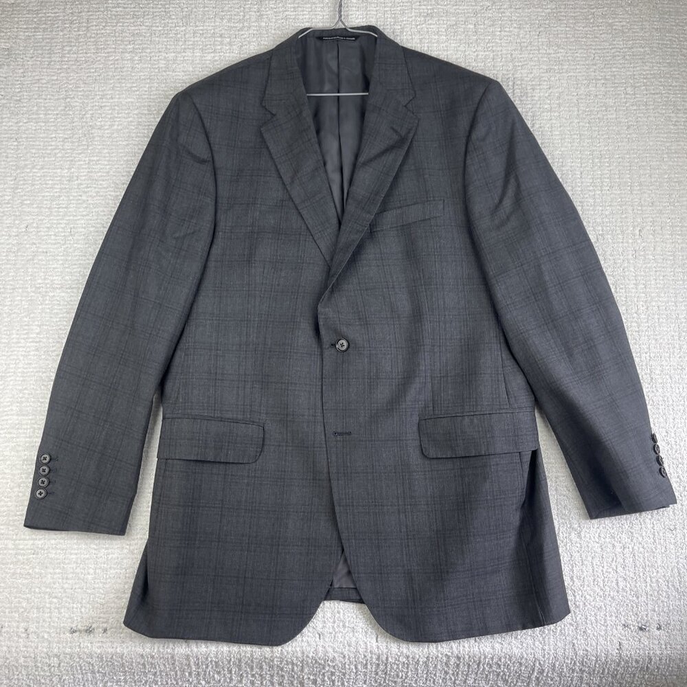 COPPLEY 1883 44W 38T Dark Grey Wool S-100 Sport Coat Blazer Canada Made